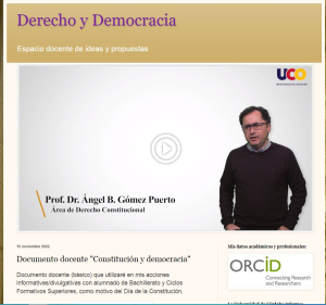 Blog del profesor Gómez Puerto.