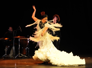 Imagen de archivo de una de las actuaciones de la última Gala Flamanca organizada por la Cátedra de Flamencología.
