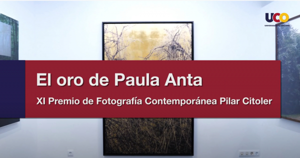 VÍDEO - #LaUCOenAbierto | El oro de Paula Anta. XI Premio de Fotografía Contemporánea Pilar Citoler
