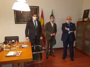 Reunión del director del Diario Córdoba con el presidente del Consejo Social de la Universidad de Córdoba