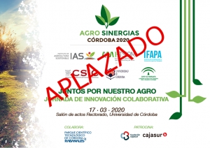 Aplazada la jornada Agrosinergias Córdoba 2020 por la situación originada por el COVID-19