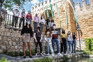 Alumnos de la UCO que promueven el festival Ventanas de Azahar