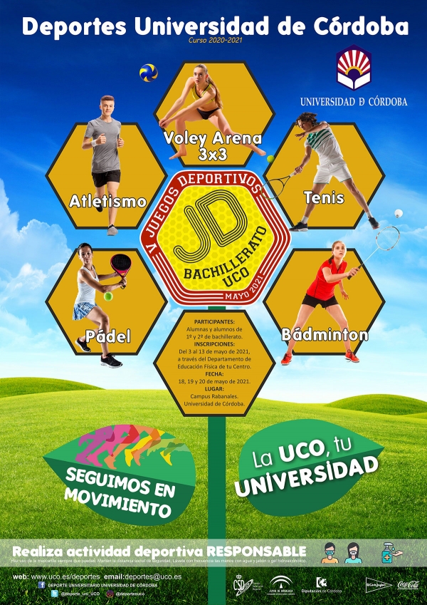 La UCO celebrará en mayo los V Juegos Deportivos Bachillerato-UCO &quot;La UCO, tu Universidad&quot;