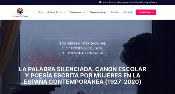La UCO celebra el II Congreso Internacional “La palabra silenciada. Canon escolar y poesía escrita por mujeres en la España contemporánea (1927-2020)”