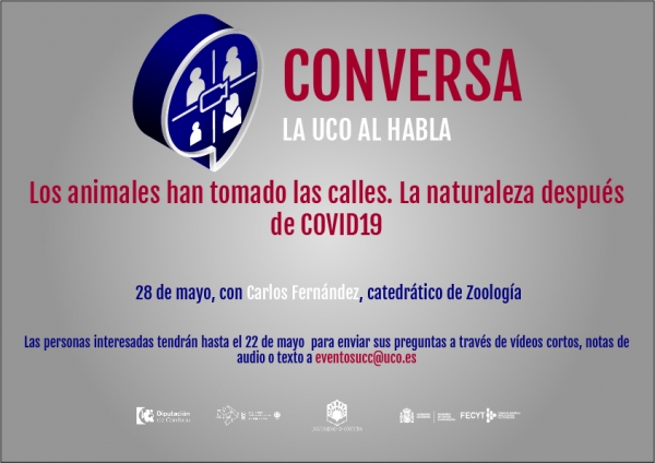 VÍDEO | Segunda edición de &#039;Conversa. La UCO al Habla&#039; con el catedrático de Zoología Carlos Fernández