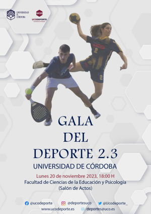 Cartel de la Gala del Deporte 2023.