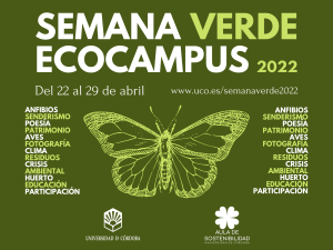 Cartel de la Semana Verde Ecocampus