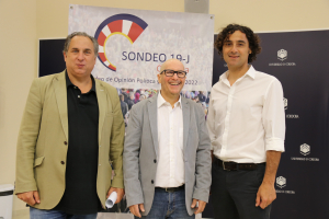 De izquierda a derecha: Miguel Agudo, David Moscoso y Ciro Millione.