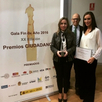 Fundecor recibe el el premio 'Ciudadanos' en su XX edición