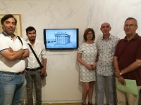 Un alumno de la UCO virtualiza en 3d un dibujo del templo romano de la calle Claudio Marcelo 
