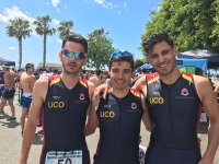 Buen nivel del equipo de triatln de la UCO en el CEU 2018 celebrado en Mlaga