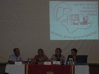 Un momento de la conferencia impartida en el Teatro Municipal de Fuente Obejuna