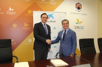 La UCO y Caixabank firman un protocolo de colaboracin para el servicio de cobros telemticos