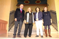 De izquierda a derecha, José Viña, Lina Badimon, María Teresa Roldán y Francisca Sánchez