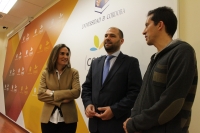 María José Polo, Enrique Quesada y Javier Herrero