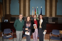 De izqda. a dcha., Alberto Ríos, María Rosal, Octavio Salazar y Carmen Jiménez