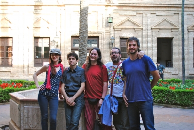 De izquierda a derecha, Carmen Camacho, Antonio Romero, Alberto García Teresa, Ángel Calle y Pablo Rabasco