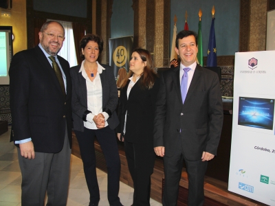 De iquierda a derecha, Manuel Torralbo, Carmen Tarradas, Elisa Álvarez-Bolado y Justo Castaño.