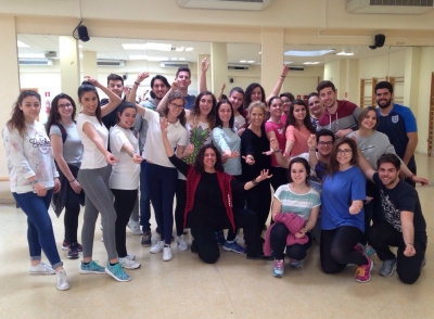 Participantes en el taller de folklore andaluz