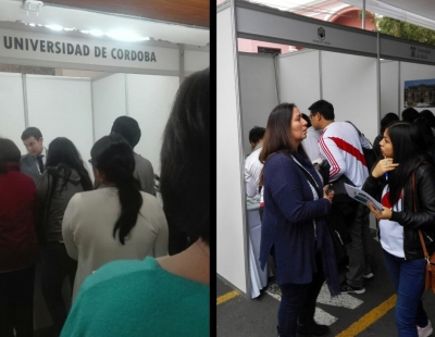 La Universidad de Córdoba ha presentado su oferta académica en ferias de Quito y Lima 