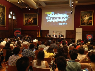 Un momento de la celebración del celebración del 30 Aniversario del Programa Erasmus en el año 2017