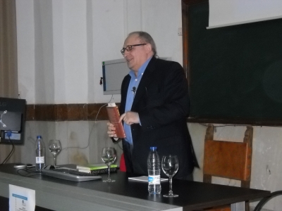 Tomás Valladolid durante su conferencia