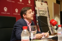 Tomás de Haro durante la rueda de prensa de presentación de la campaña
