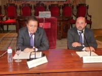 De izquierda a derecha, Vsevolod Grebenchikov y Manuel Torres. 