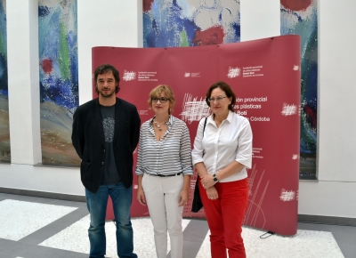 De izquierda a derecha, Pablo Rabasco, Marisa Ruz y Mª Ángeles Hermosilla