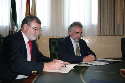 De izq a dcha Jose Manuel Roldán e Ignacio Fernández de Mesa