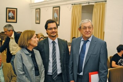 Mª Dolores Muñoz, José Mª Casado y José Ignacio Torreblanca