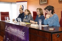 De izquierda a derecha, Antonio Jess Rodrguez, Rosario Mrida, Mara Rosal y Beln Cuadrado