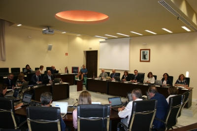 Un momento de la sesión de Consejo de Gobierno