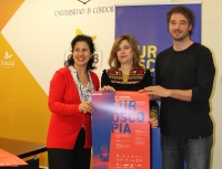 De izq. a dcha., May Silva, Rosario Mérida y Pablo Rabasco