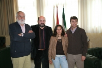 De izq a dcha: Antonio Garca del Moral, Manuel Torres, Irene Gndara y Rafael Ramrez