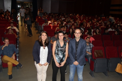 De izq. a dcha. Julia Herrera, Nuria Magaldi y Antonio Raigón
