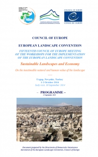 La Cátedra Intercultural presenta en la Convención Europea del Paisaje sus trabajos sobre sostenibilidad