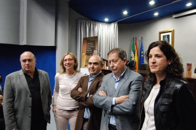 Ricardo González Mestre, Carmen Blanco, Manuel Morente Díaz, Antonio Barragán, y Pilar Gracia Jiménez
