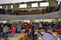 Flashmob realizada en la Biblioteca de Rabanales