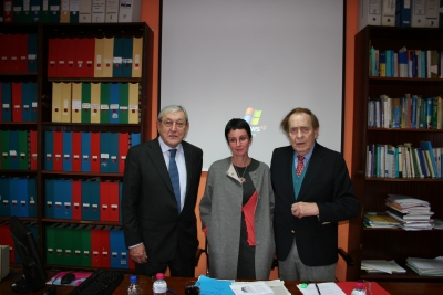 Ramón Tamames, Nuria Magaldi y José Mª Casado