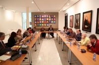 Un momento de la reunin de la Comisin Sectorial de I+D+i de las universidades pblicas andaluzas que preside el rector de la UCO