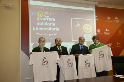 De izda. a dcha., Rafael Ayuso, Manuel Torres, Miguel Reina y Juan Miguel Almansa.