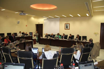 Vista general de la sesión de Consejo de Gobierno celebrada hoy