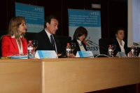 De izq a dcha. Aurelia Calzada, Jose Carlos Gómez, Mercedes Chacón y Elena Cortés