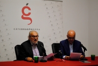 Marcos Ricardo Barnatán y Joaquín Roses