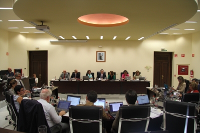 Vista general del Consejo de Gobierno durante su sesión ordinaria de hoy.