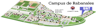 Mapa de situación de la U.A.C.D.S. dentro del Campus de Rabanales