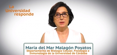 La catedrática María del Mar Malagón durante su intervención en &#039;La Universidad Responde&#039; de La 2